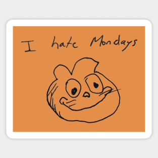 i hate mondays Sticker